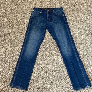 Men’s Wrangler Retro Slim Straight Denim Jeans Size 32x34
